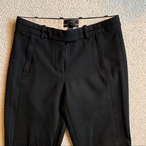 J. Crew Black Wool Maddie Trouser 000